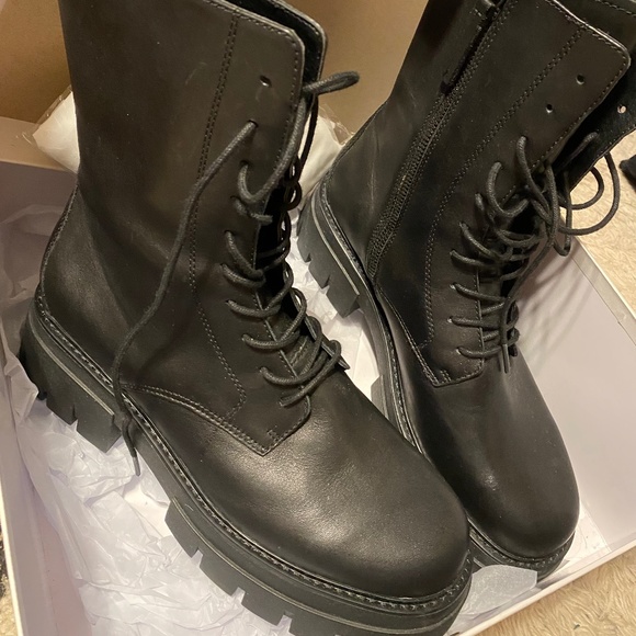 Ash Shoes - NIB ASH Leather Combat boots